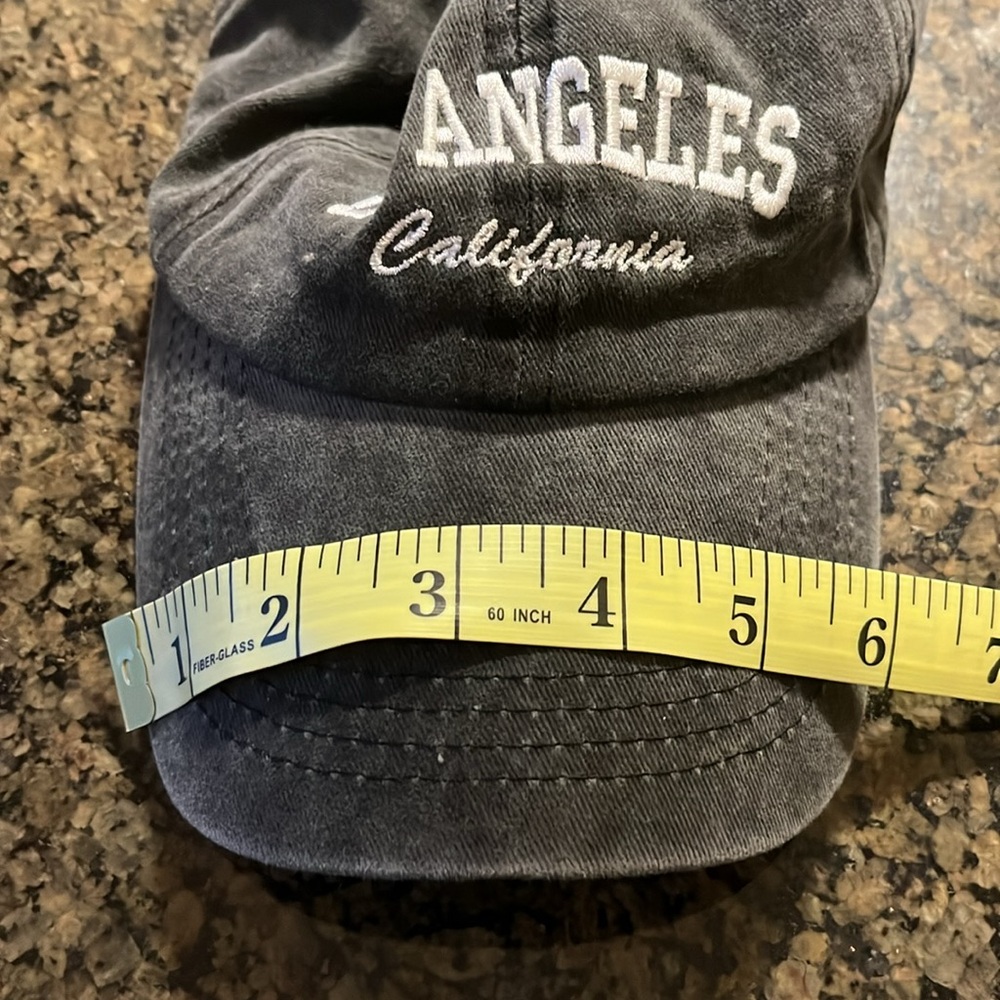 Grey Los Angeles California Baseball Cap - Picture 4 of 6